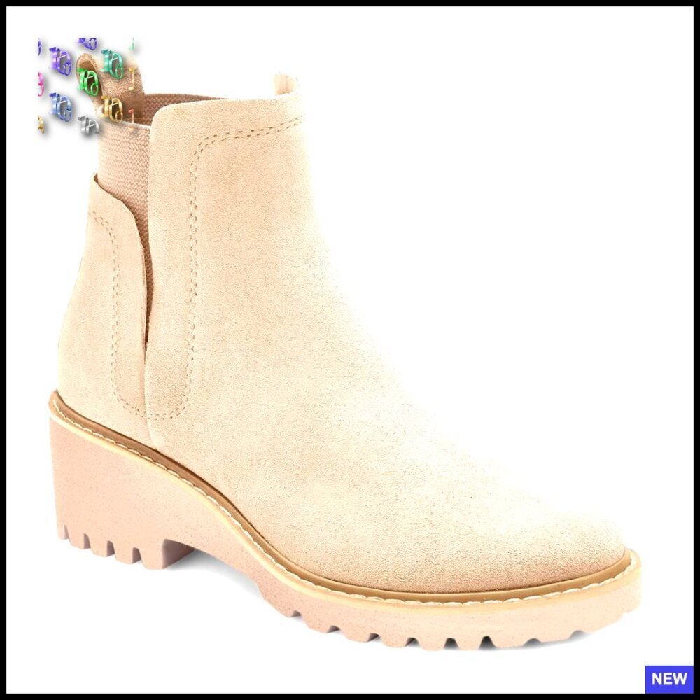 Platform Lug Sole Chelsea Boots Ankle High Chunky Block Heel Combat Fashion